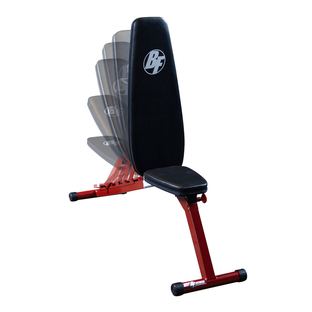 Best Fitness 6-Postion Adjustable Weight Bench, No Assembly Required