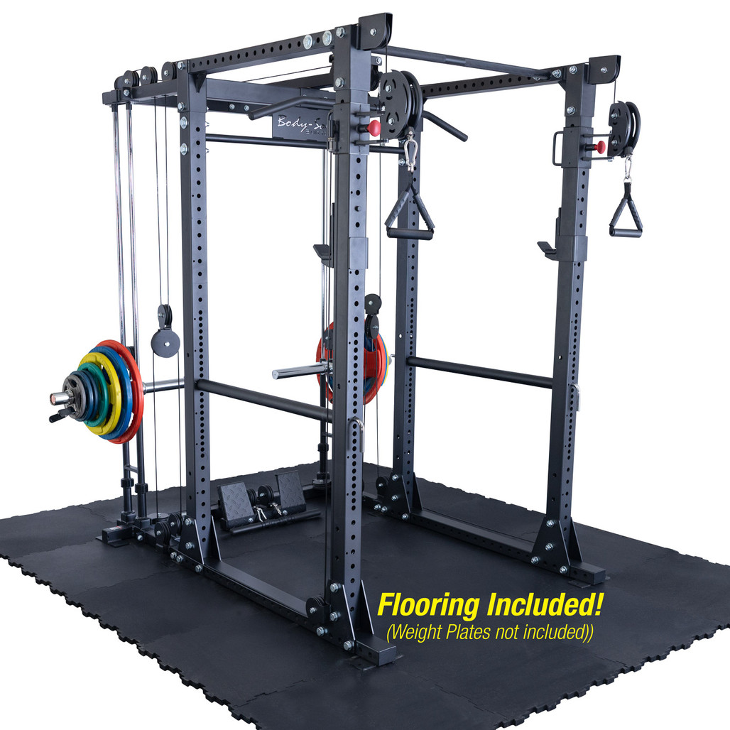 Body-Solid Pro Power Rack Functional Trainer Package
