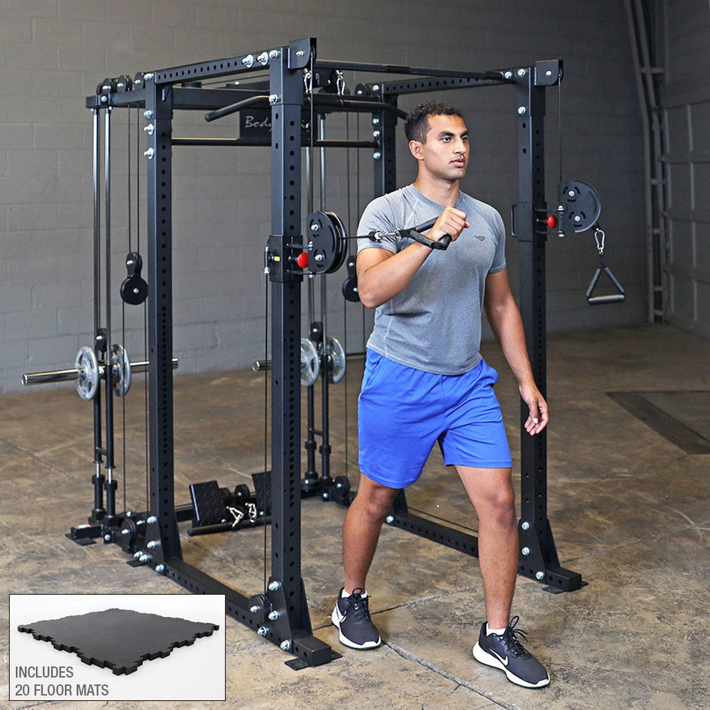 Body-Solid Pro Power Rack Functional Trainer Package - Image 2