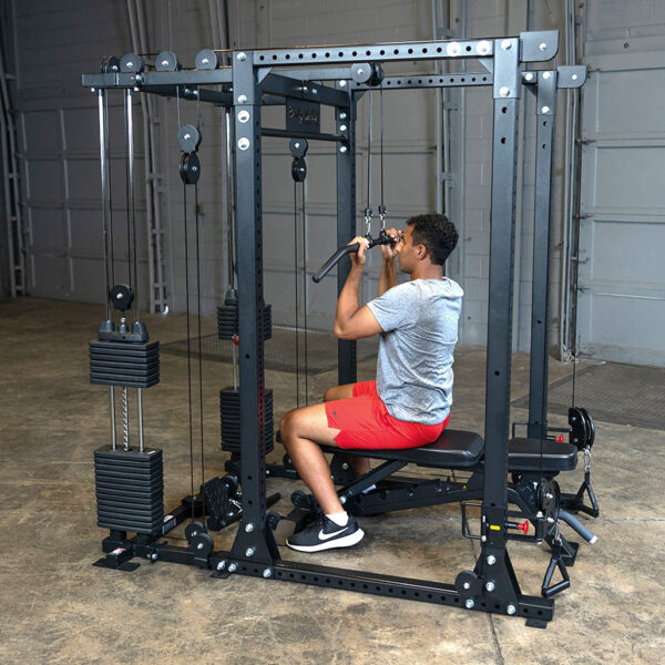 Body-Solid Elite Power Rack Functional Trainer with Weight Stacks Package - Image 7