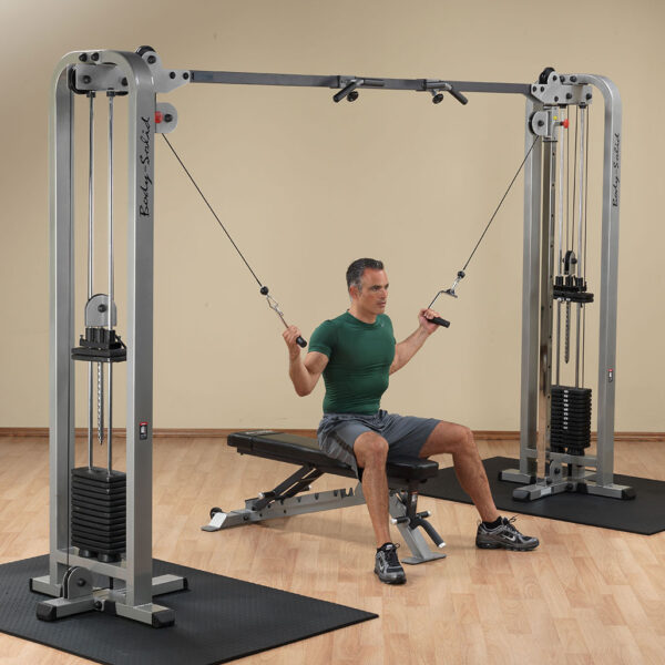 Pro ClubLine Cable Crossover by Body-Solid with Dual Stacks - Image 9
