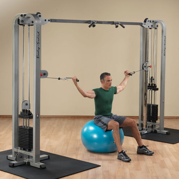 Pro ClubLine Cable Crossover by Body-Solid with Dual Stacks - Image 10