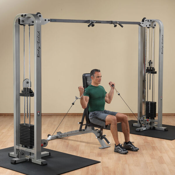 Pro ClubLine Cable Crossover by Body-Solid with Dual Stacks - Image 11