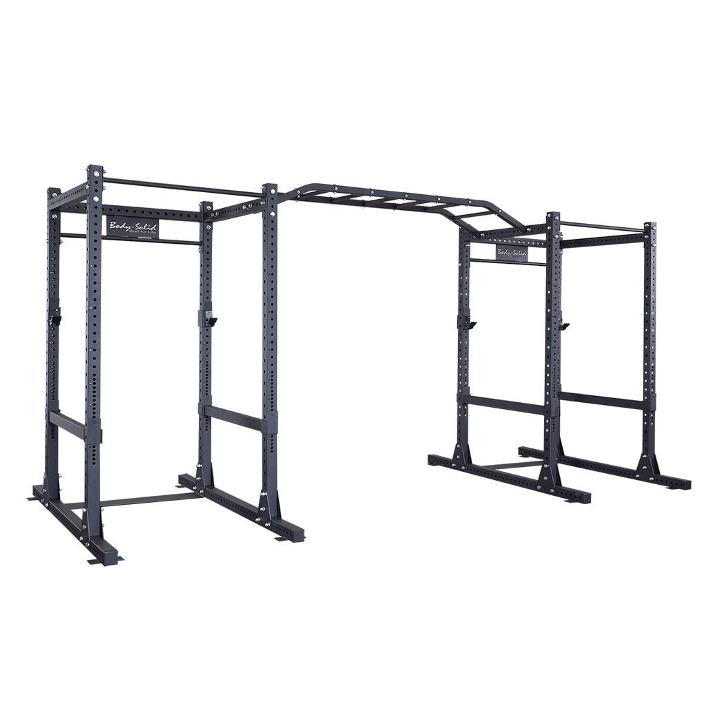 Body-Solid Pro ClubLine Double SPR1000 Power Racks with Monkey Bars