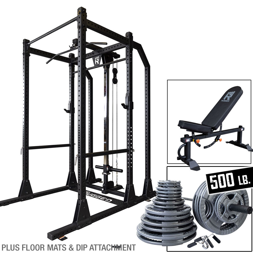 Rugged Warrior Power Rack MAX Package